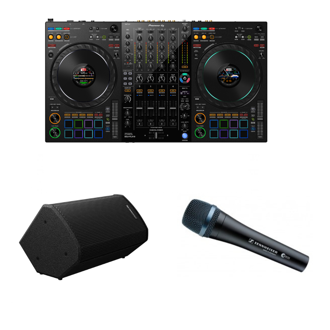 FLX 10+MONITOR+MIC השכרה