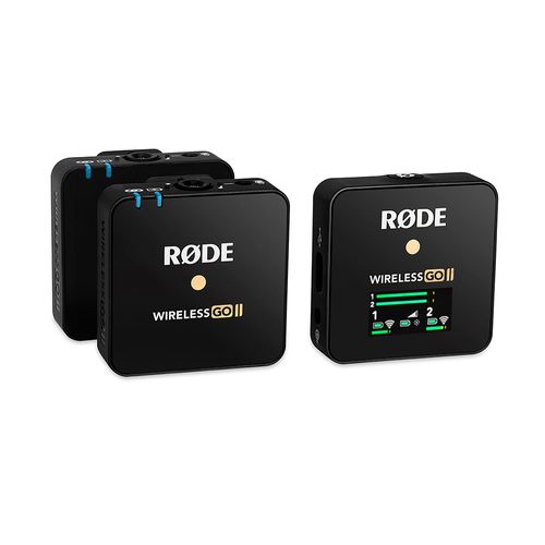 RODE WIRELESS GO 2 סט מיקרופונים זוגי