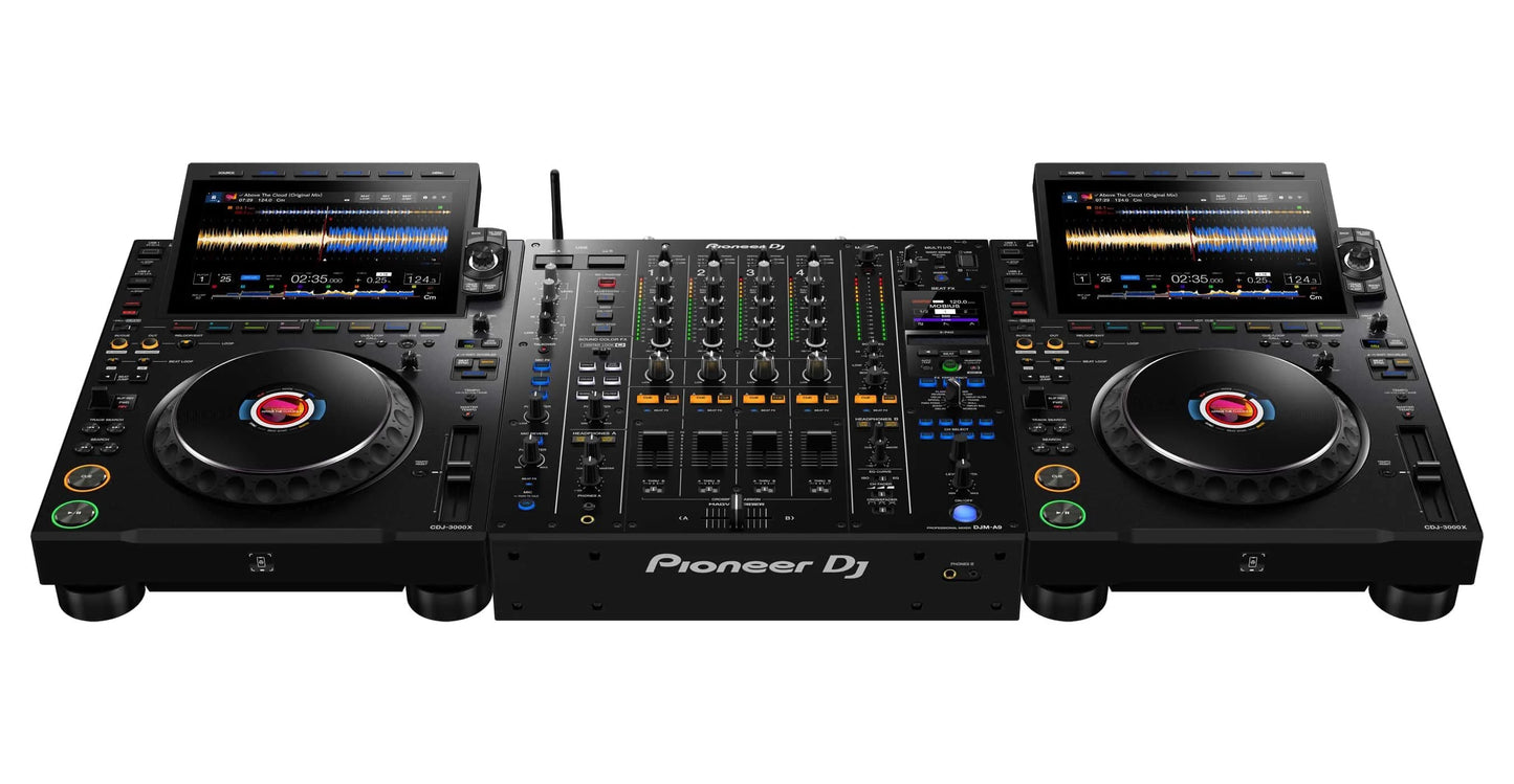 PIONEER CDJ 3000X+ MIXER DJM A9 השכרה כולל הובלה