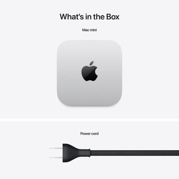 Mac mini: Apple M4 chip 10 core CPU and 10 core GPU, 16GB, 1TB SSD