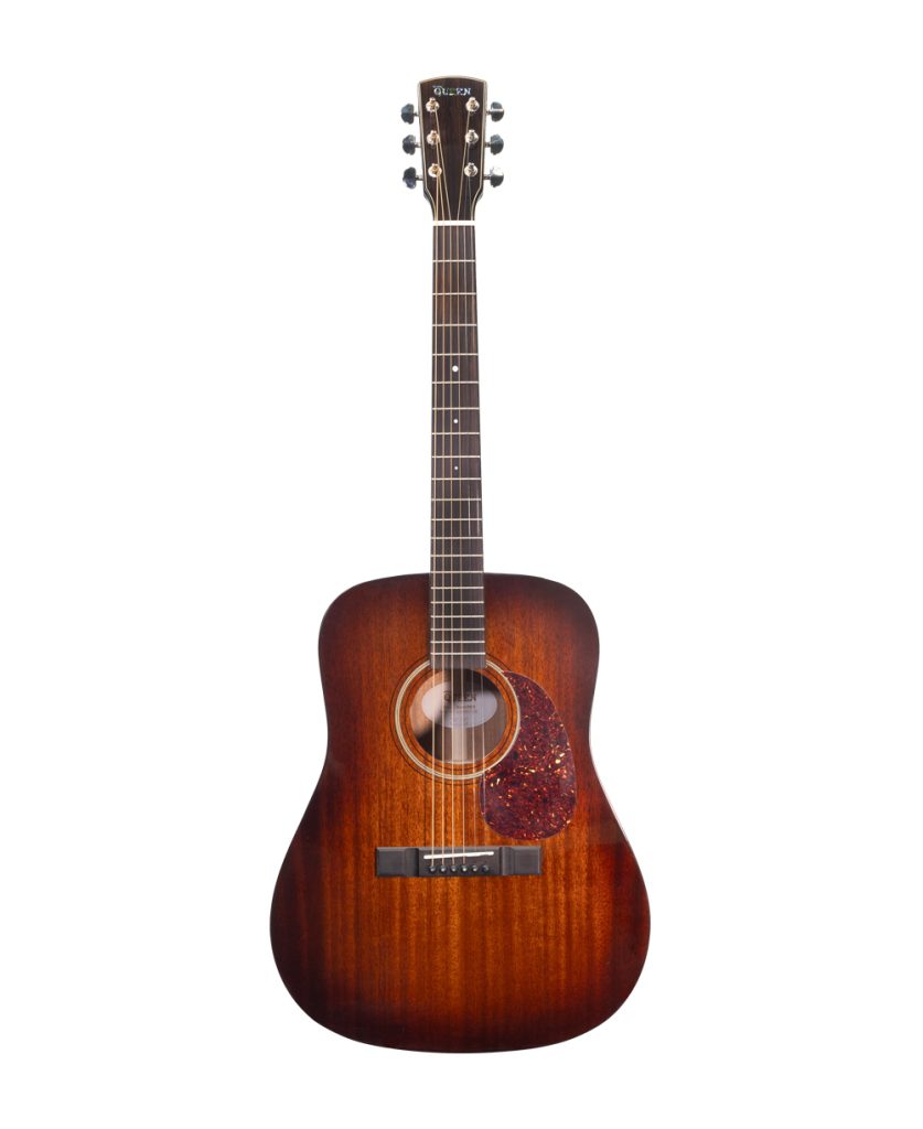 גיטרה אקוסטית – עץ מלא Queen B800