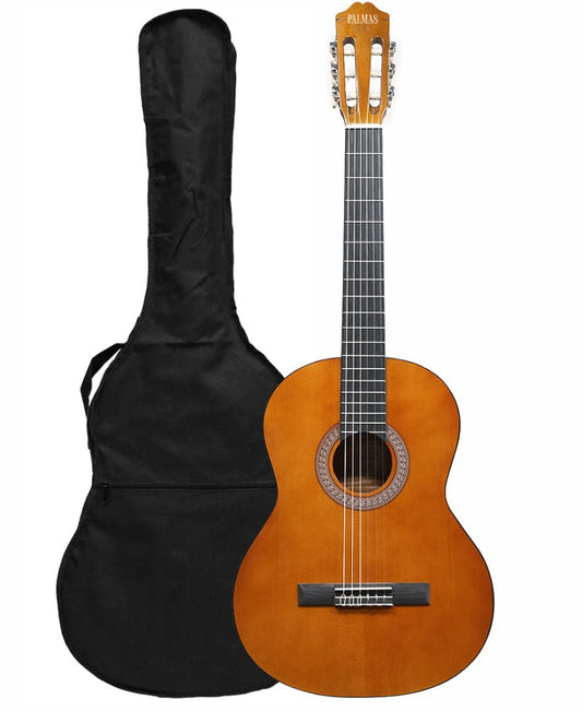 גיטרה קלאסית למתחילים 4\3 כולל תיק – Palmas NT36